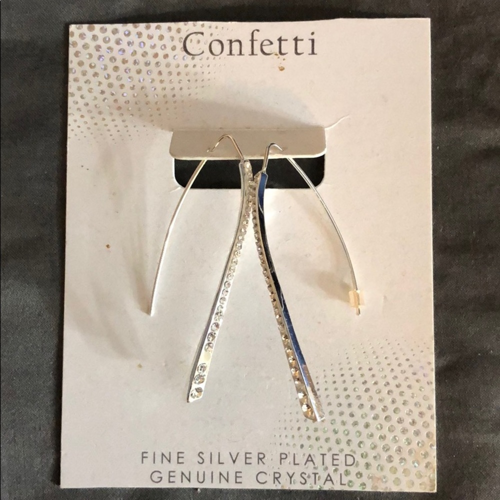 Silver earrings
